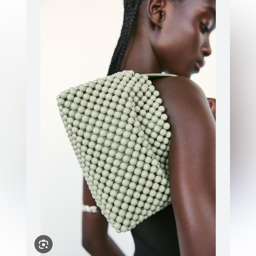 ZARA ZARA BEADED SHOULDER BAG - Picture 8 of 10